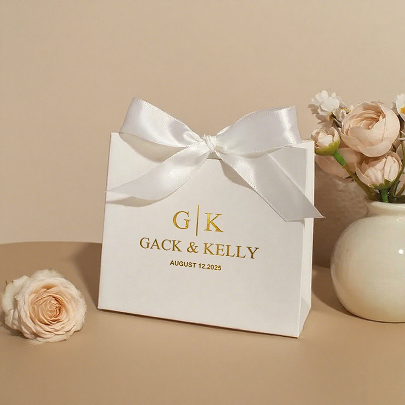 Event Party Box - 10PCS Customizable Wedding Favor Small Gift