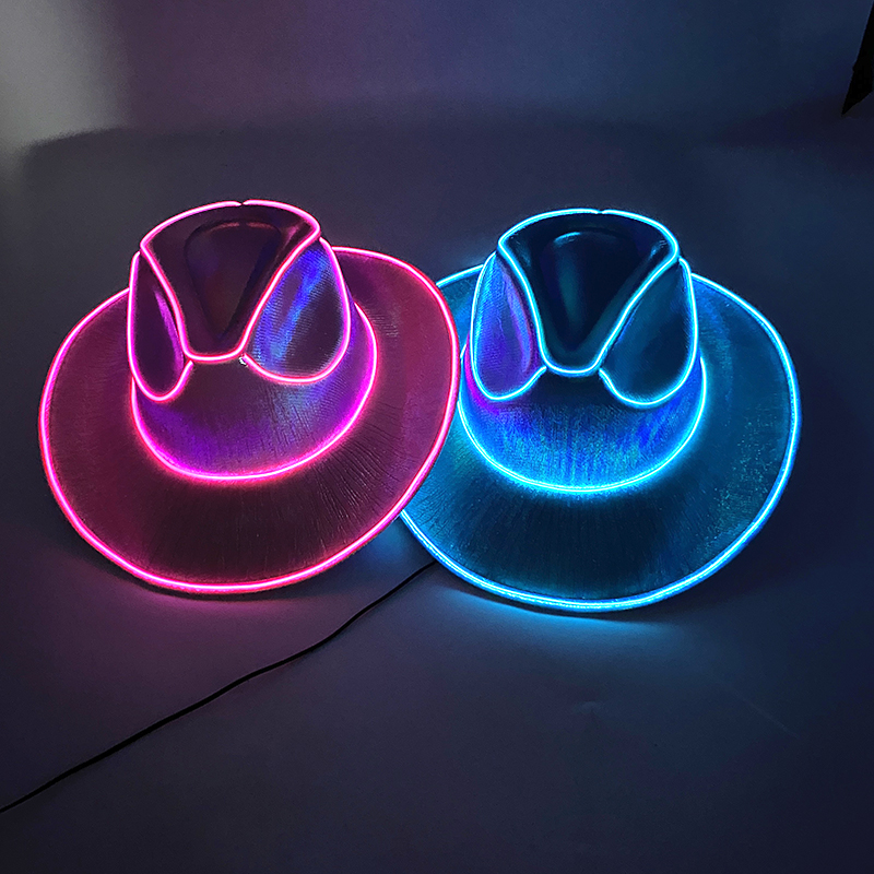 Cotton Candy Cone - Glowing Decor Supplies Luminous Cowboy hat