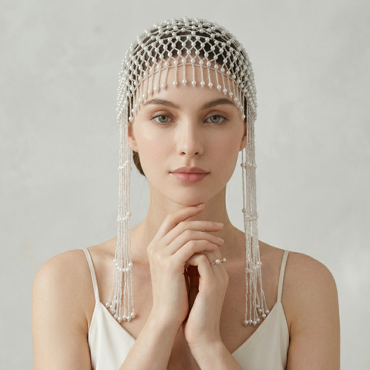 Luxury Pearls Beaded Headwrap  - Event Suppliers avaliação e preço