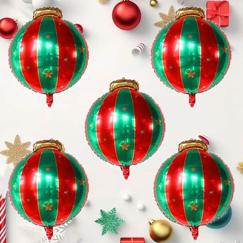 5pcs Red Green Christmas Ball  - Party Event Supply Store avaliação e preço