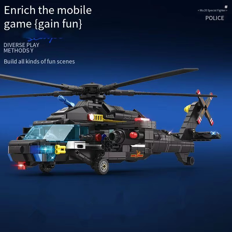 898PCS Military Helicopter Z-2 - Event Z avaliação e preço
