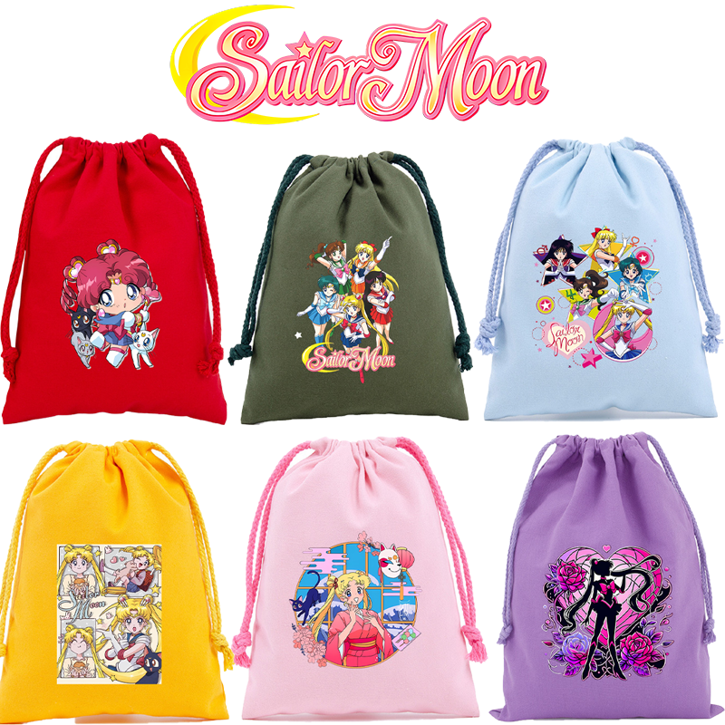 Sailor Moon Small Drawstring P - Party Favor Bag avaliação e preço