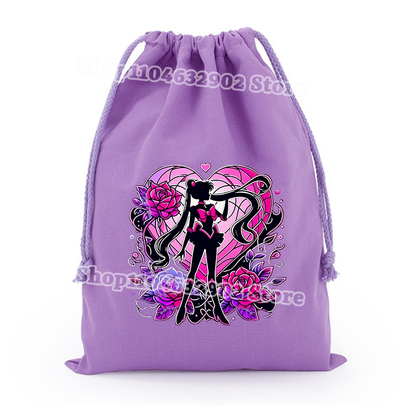 Sailor Moon Small Drawstring P - Party Favor Bag avaliação e preço