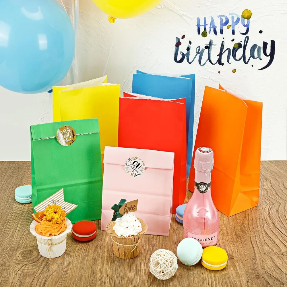 10/20/50pcs colorful Kraft Pap - Event Party Shop avaliação e preço