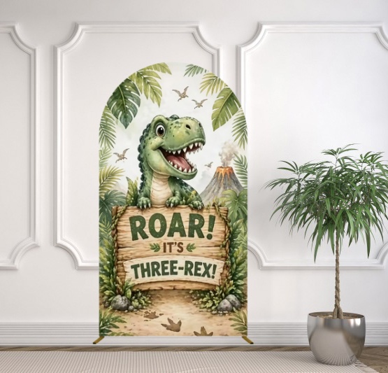 Yeele Dinosaur Themed Arch Cov - Dessert Table Backdrop avaliação e preço