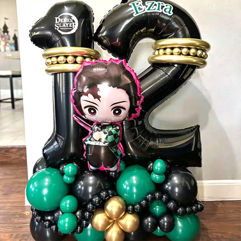 Premium Demon Slayer Theme Bal - Balloon Arch Kit avaliação e preço