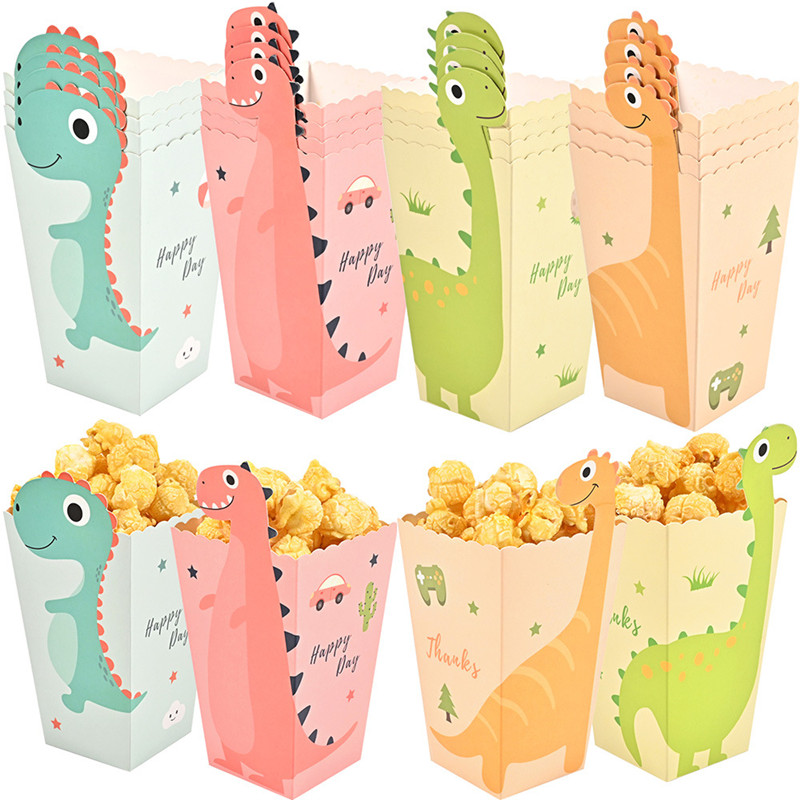 4Pcs Cartoon Dinosaur Boxes Di - Event Party Box avaliação e preço