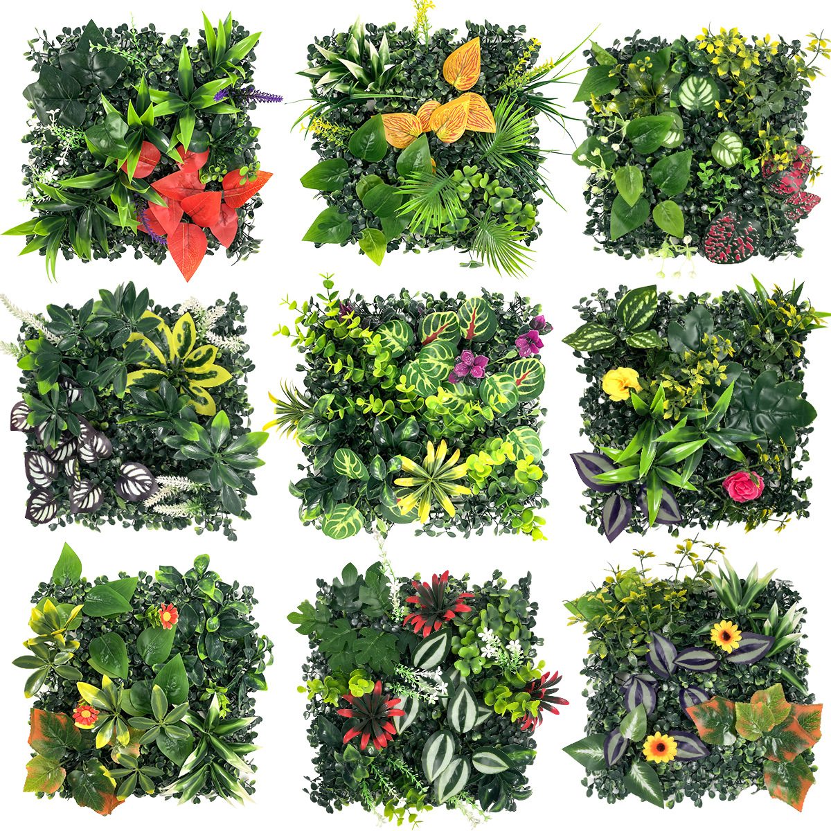 Artificial Plants Grass Wall P - Flower Wall Panel avaliação e preço