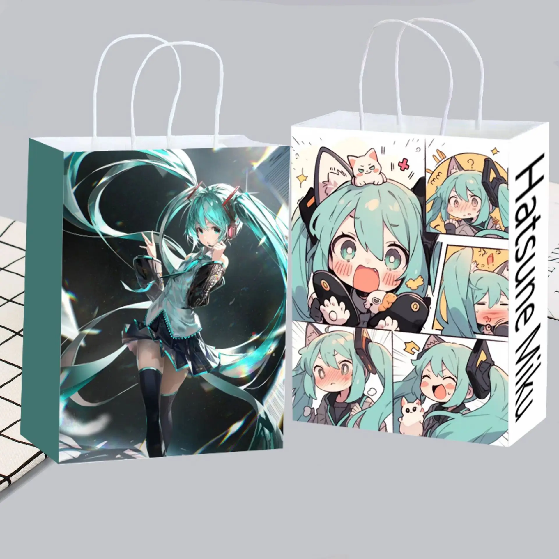 Cute Anime Hatsune Miku Paper  - Party Favor Bag avaliação e preço