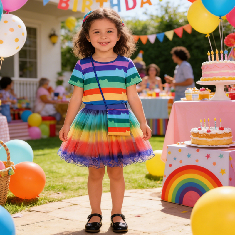 Halloween Costume Girl	Rainbow - Party Favor Bag avaliação e preço
