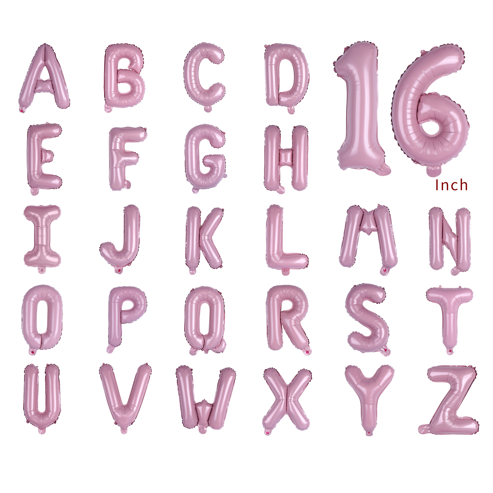 16 Inch Pink Alphabet number L - Party Event Supplier avaliação e preço