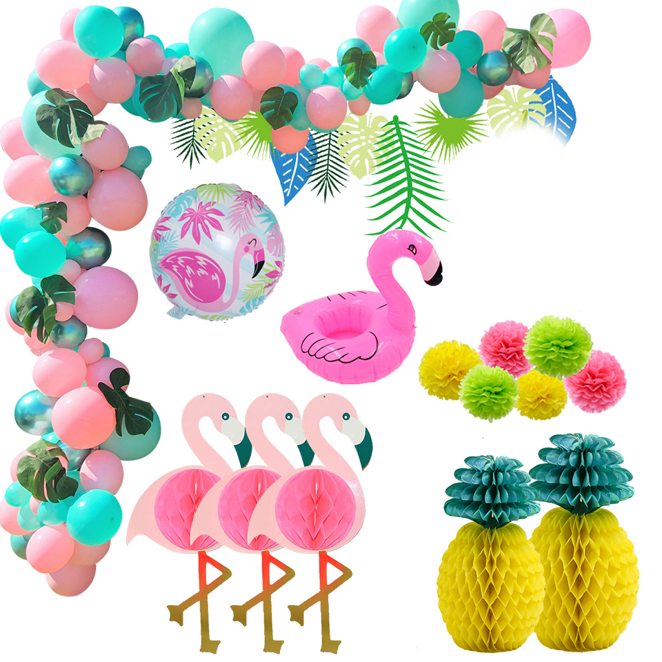 1set Hawaiian Party Decoration - Balloon Arch Kit avaliação e preço