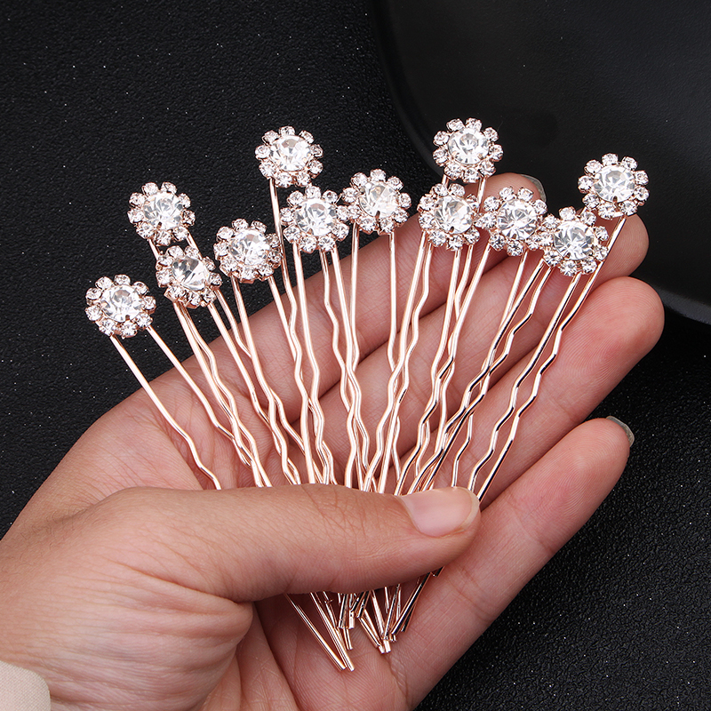 12PK/Set Fashion Rhinestone Fl - Event Suppliers avaliação e preço