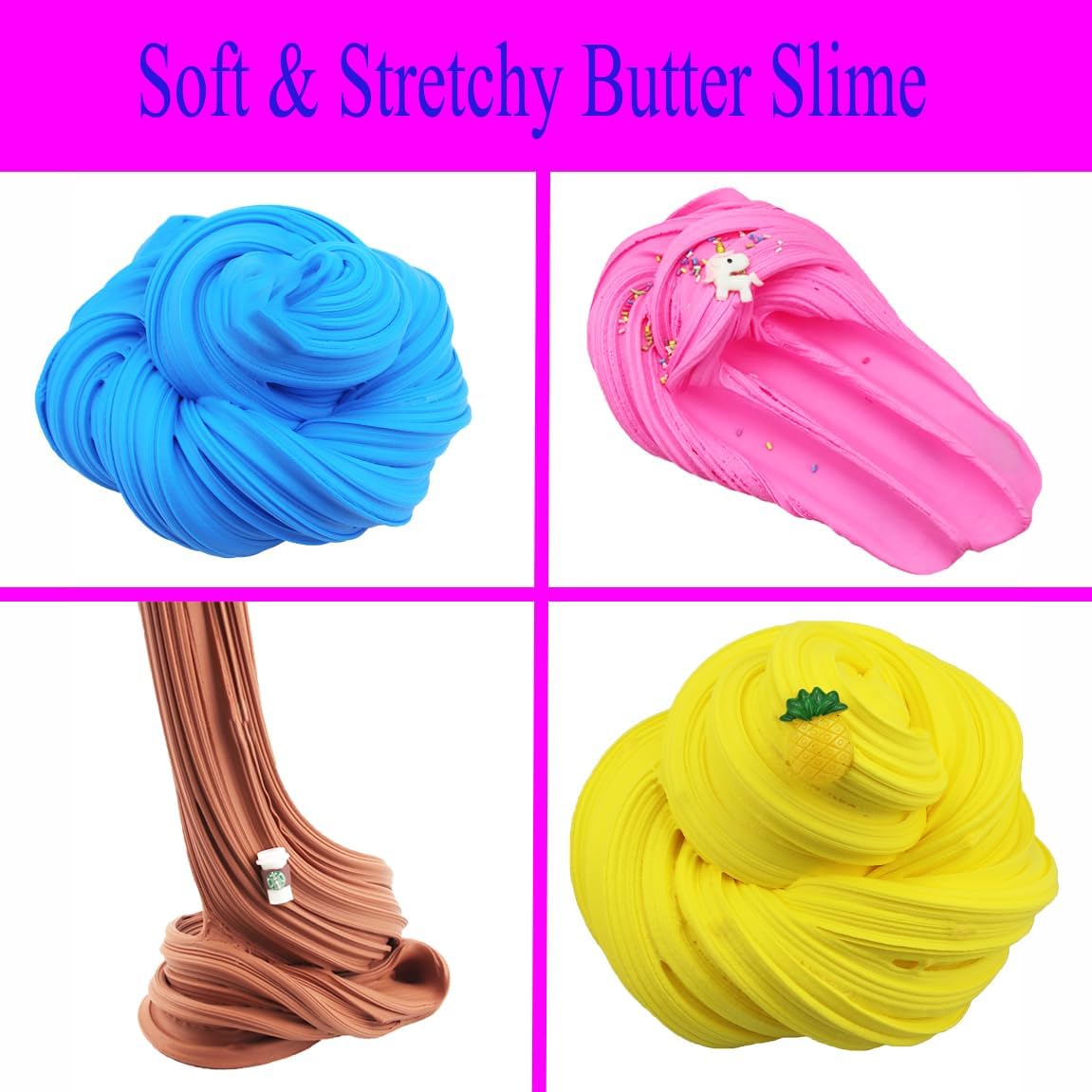 24 Pack Butter Slime Kit, Part - Party Favor Bag avaliação e preço