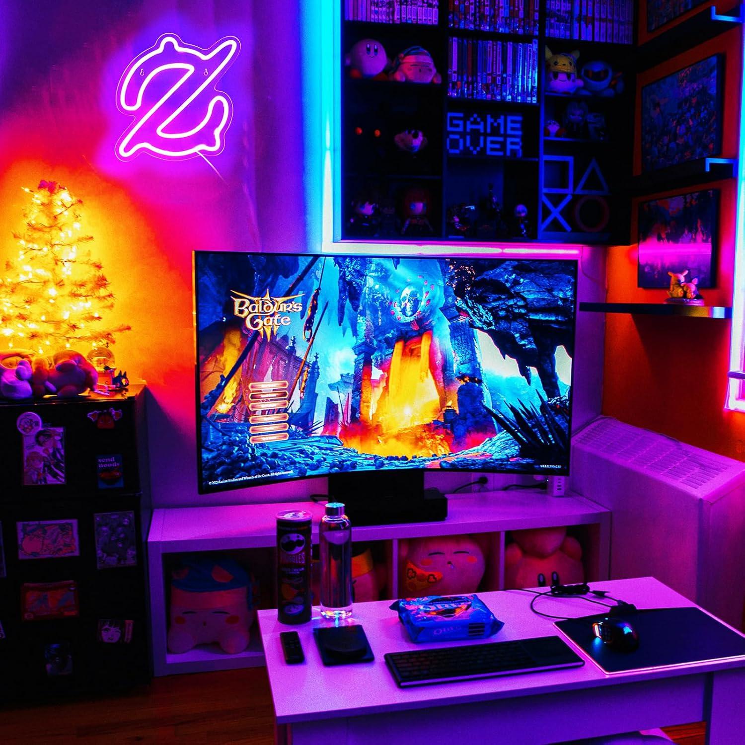 Gaming Scholar Neon Sign USB P - Neon Sign Party avaliação e preço