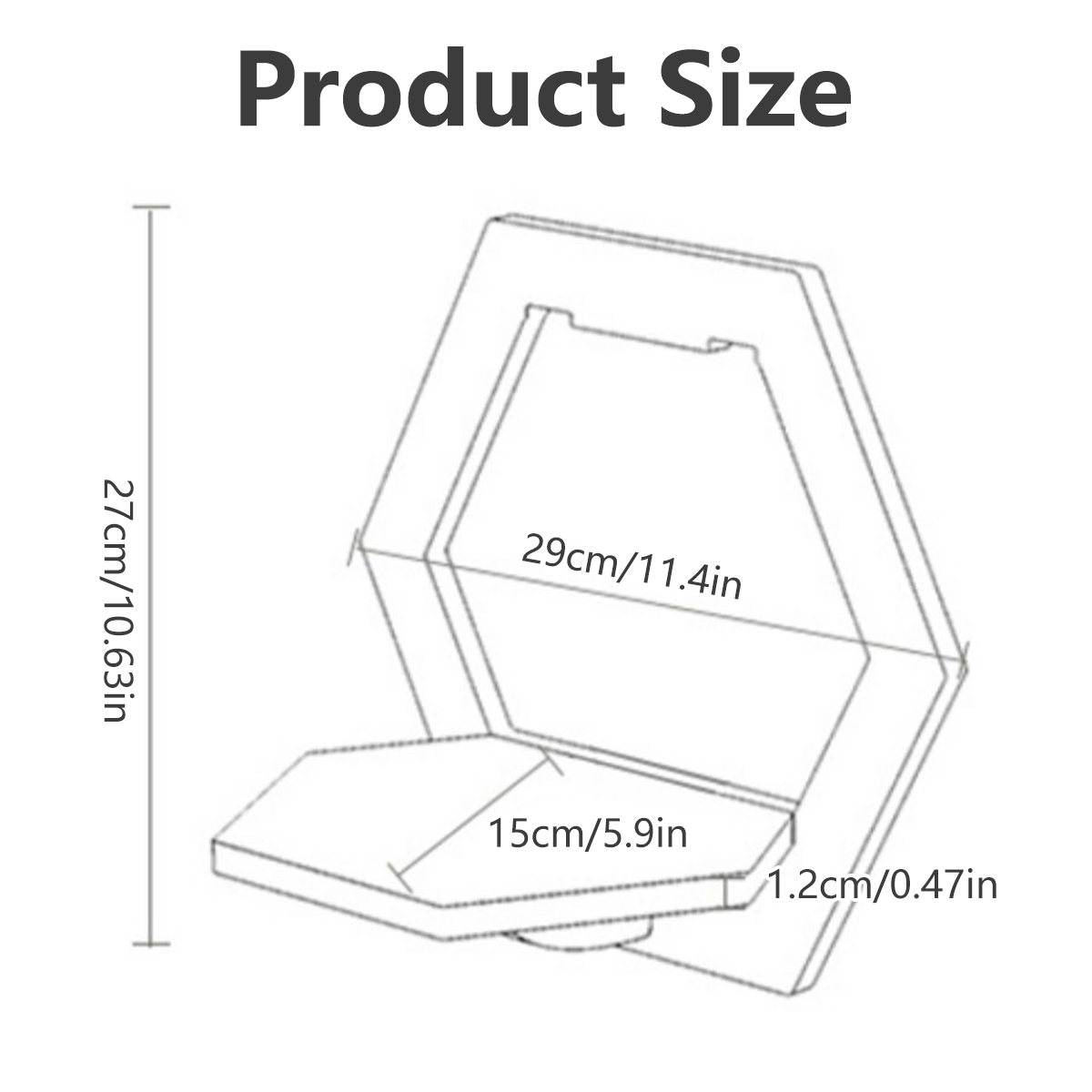 3Pcs Wall Organizer Wall Shelf - Flower Wall Panel avaliação e preço