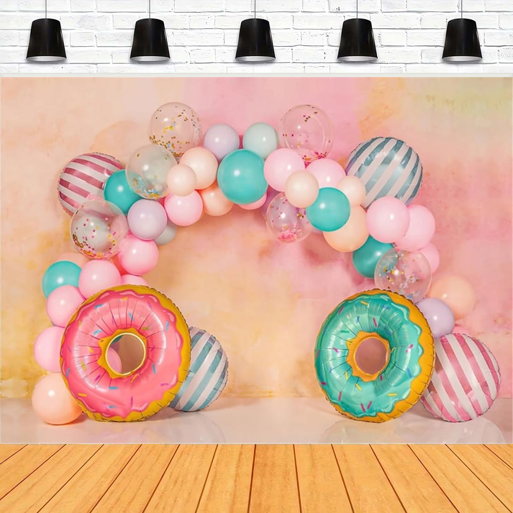 Donut Photography Backdrop Pin - Dessert Table Backdrop avaliação e preço
