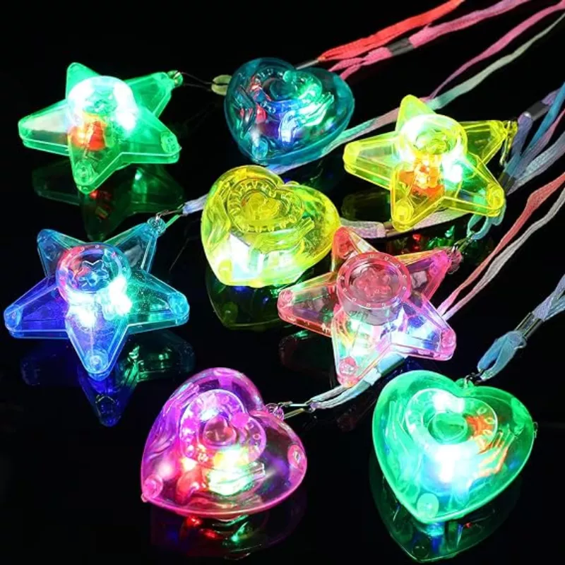 20pcs LED Light Up Necklace Pe - Cotton Candy Cone avaliação e preço