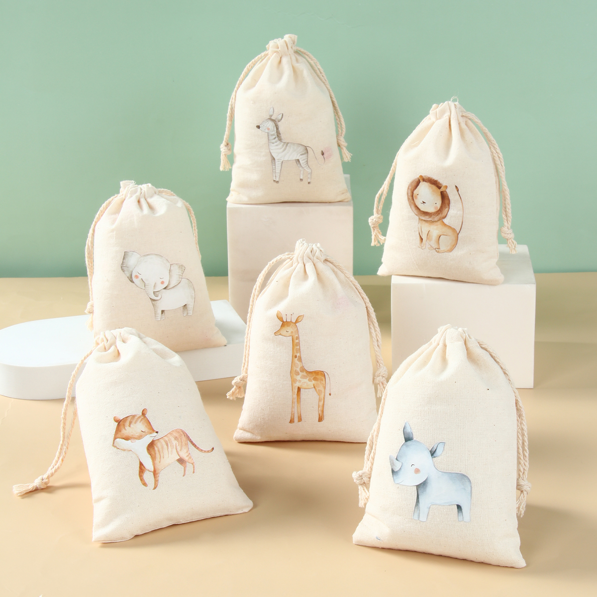 6pcs Animal Unicorn Dinosaur C - Cotton Candy Cone avaliação e preço