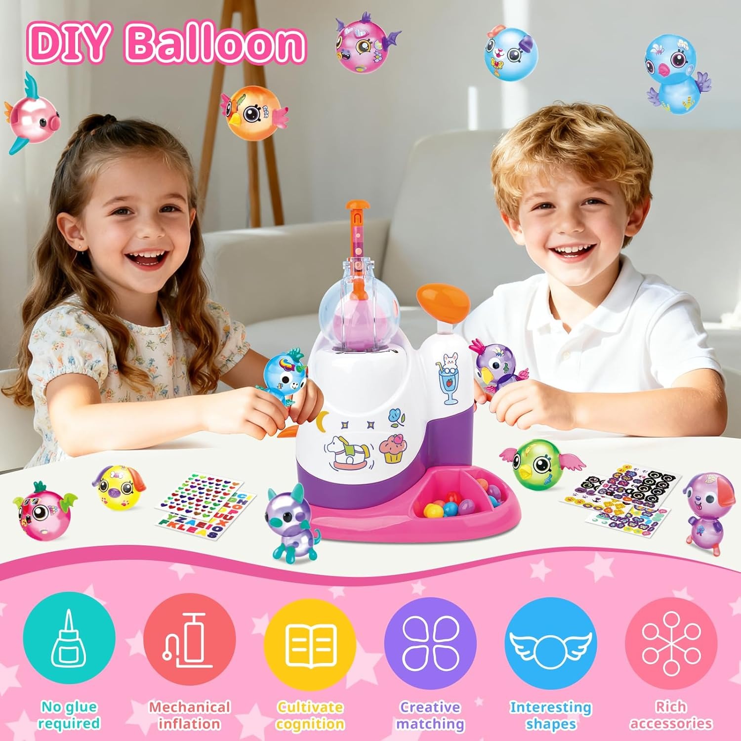 DIY Balloon Animal Kit with Pu - Balloon Pump Hand avaliação e preço