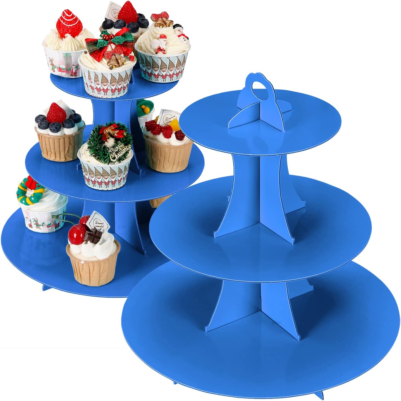 3-Tier Cupcake Stand, 2Pcs, St - Cupcake Stand Tier avaliação e preço