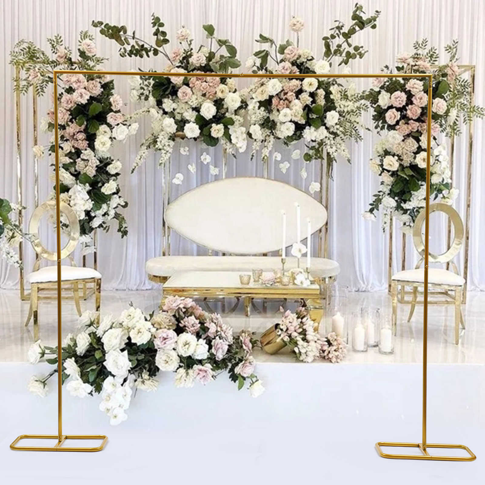 2.1x2m / 79x83inch Gold Weddin - Balloon Arch Kit avaliação e preço