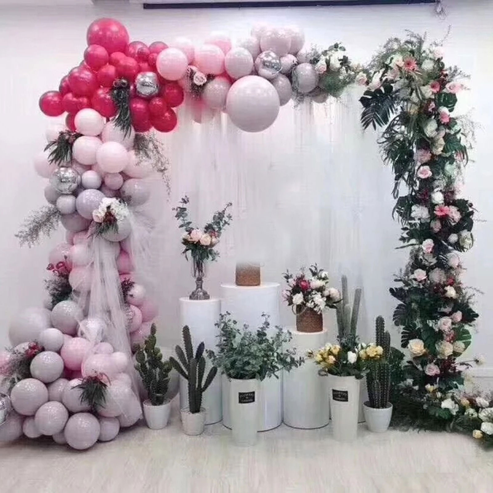 2.1x2m / 79x83inch Gold Weddin - Balloon Arch Kit avaliação e preço