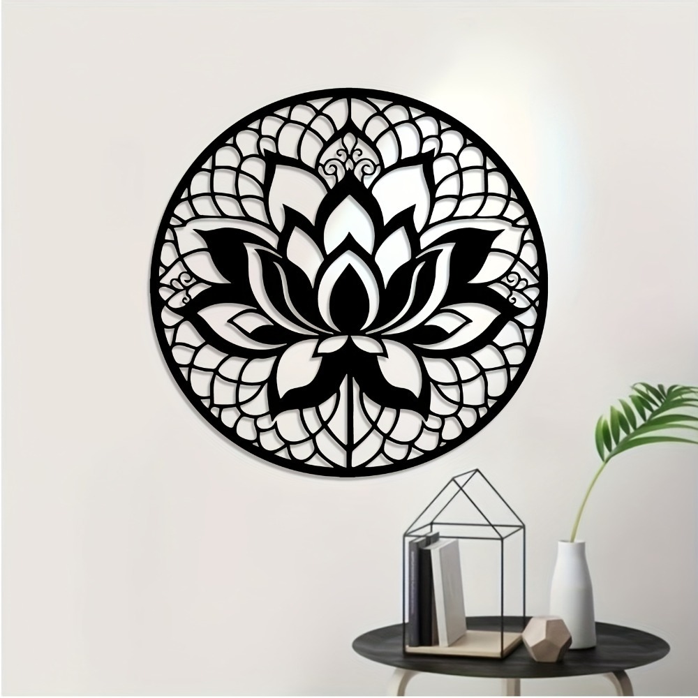 Lumiho Metal Wall Art Lotus Fl - Flower Wall Panel avaliação e preço