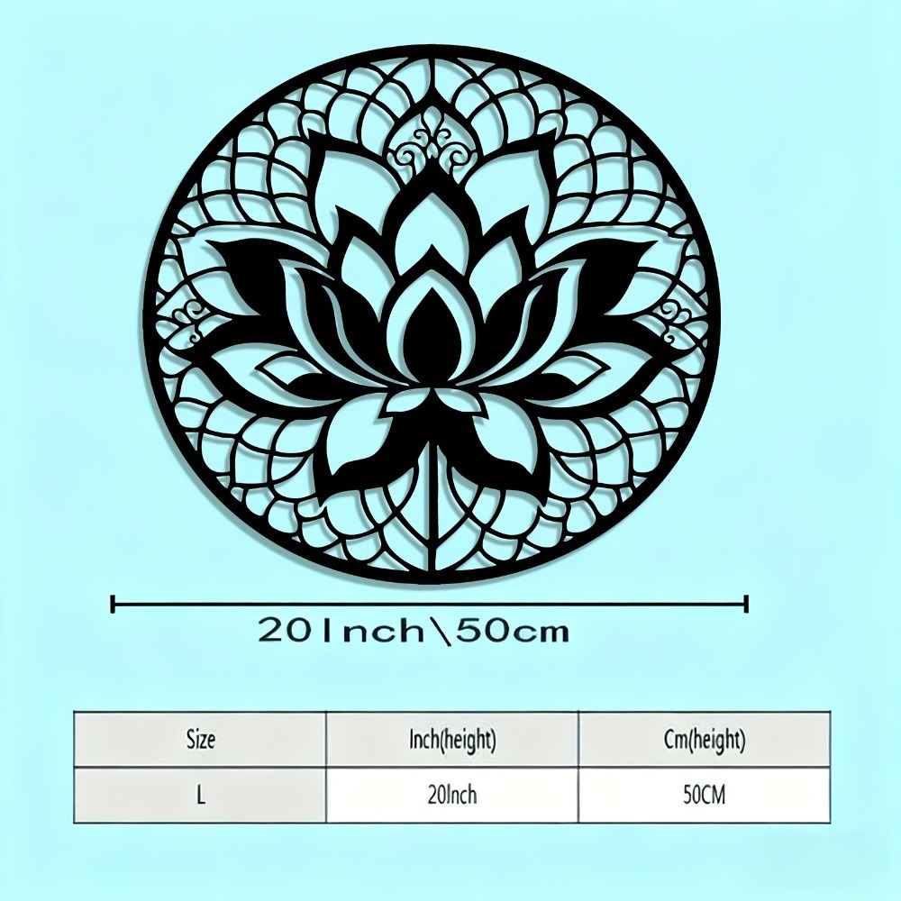 Lumiho Metal Wall Art Lotus Fl - Flower Wall Panel avaliação e preço