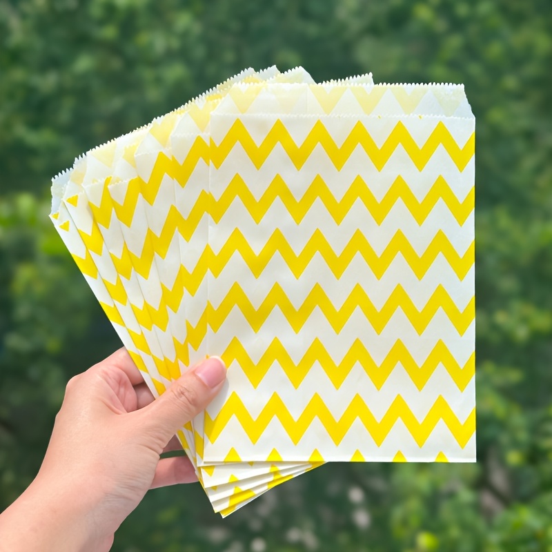 25pcs Royal Blue Striped Kraft - Event & Party Supply avaliação e preço