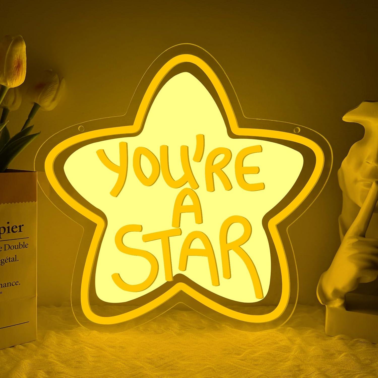 You're A Star Neon Sign USB Di - Neon Sign Party avaliação e preço