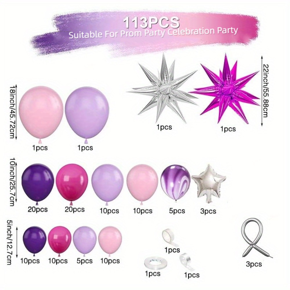 113PCS Balloon Garland Arch Se - Balloon Arch Kit avaliação e preço