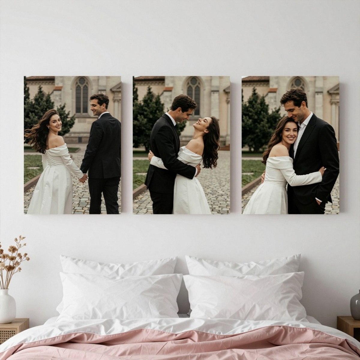 Set of 3 Custom Photo Canvas P - Eve Party avaliação e preço