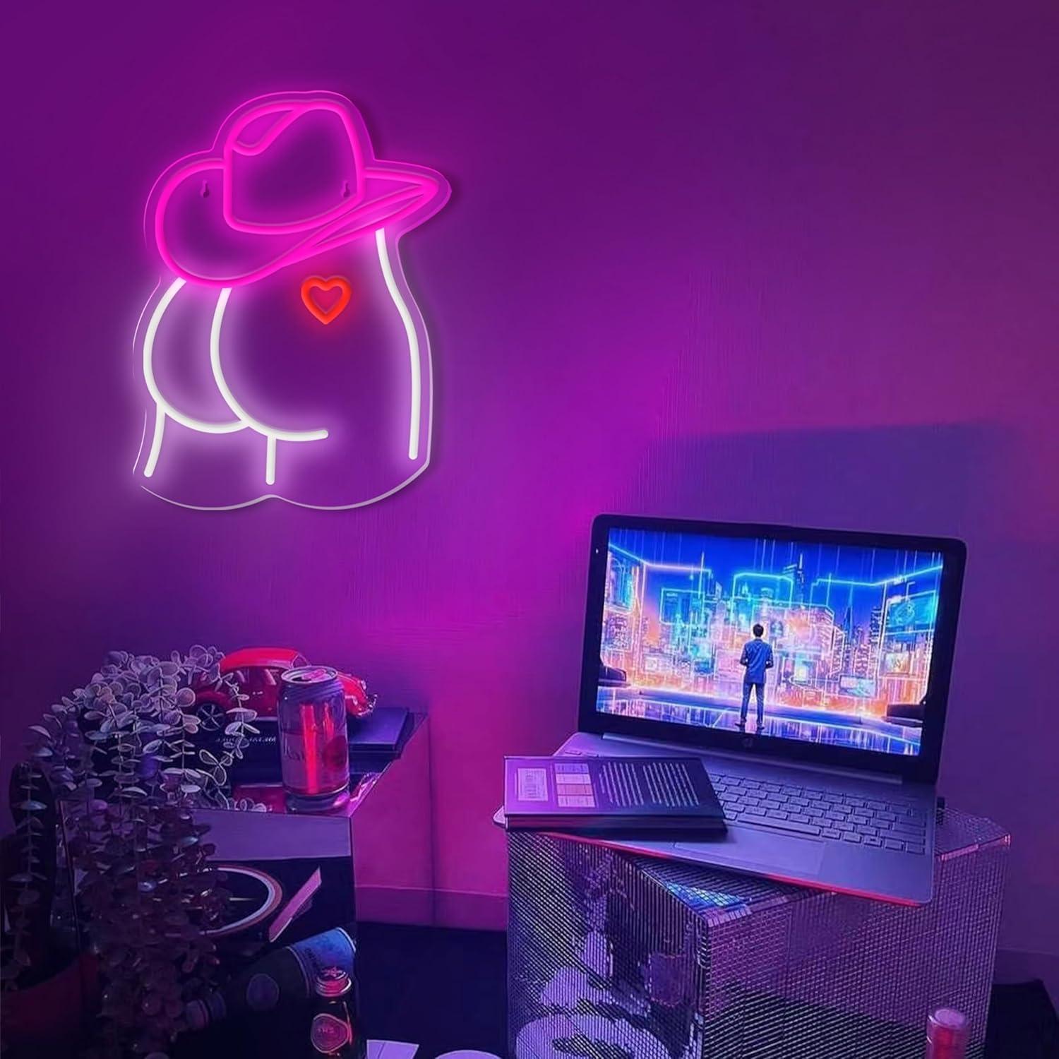 Cowgirl Neon Sign Dimmable LED - Neon Sign Party avaliação e preço