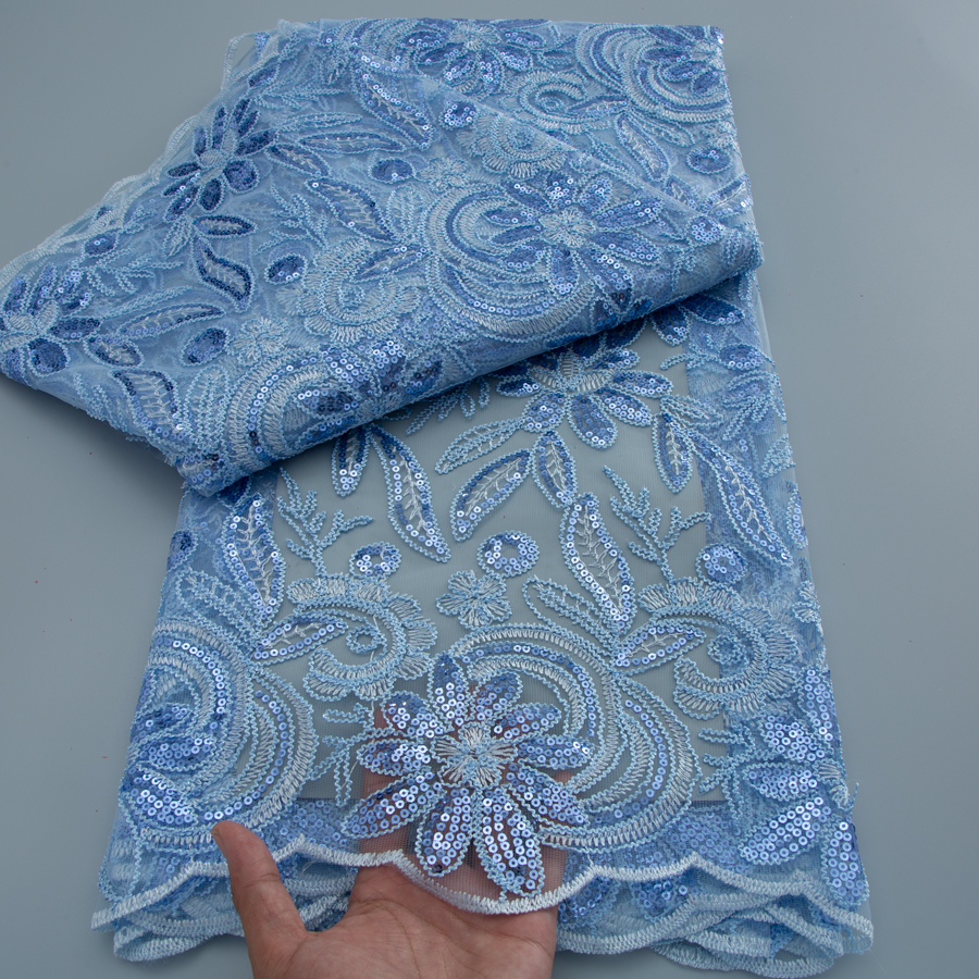 Luxury African Nigerian Tulle  - Glitter Tablecloth avaliação e preço