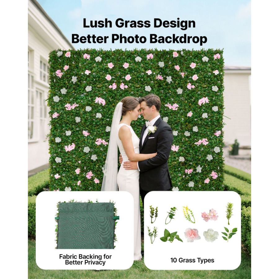 Wedding event backdrop: 3D sil - Flower Wall Panel avaliação e preço