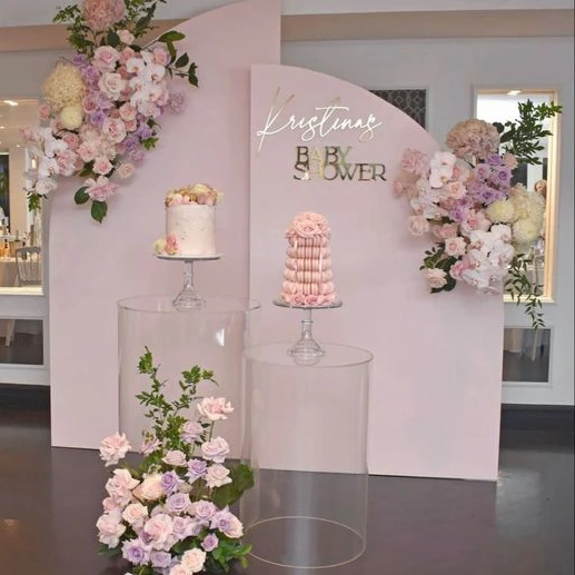 Dessert Table Cake Stand Birth - Dessert Table Backdrop avaliação e preço