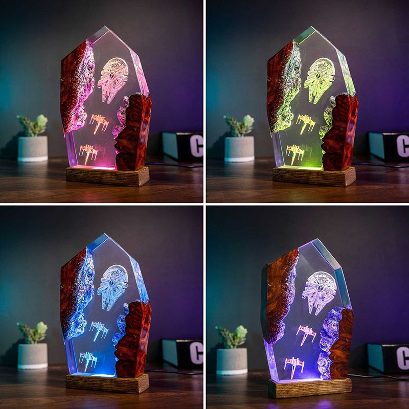 Table Resin Lamp Universe War  - Eve Party avaliação e preço