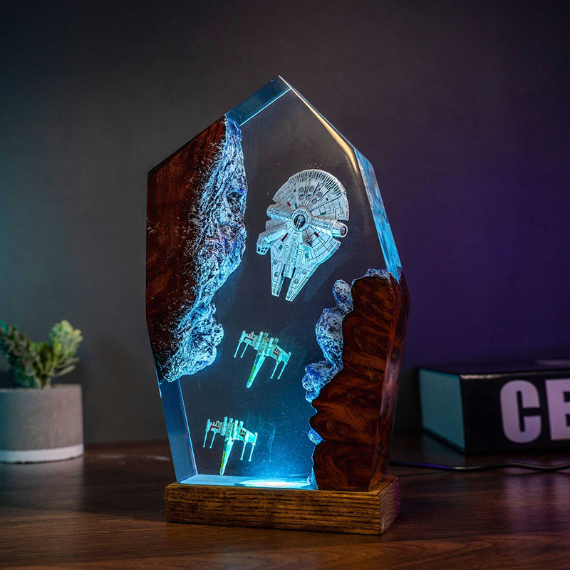 Table Resin Lamp Universe War  - Eve Party avaliação e preço