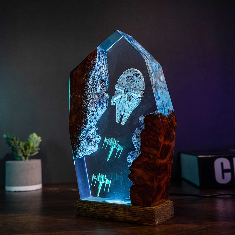 Table Resin Lamp Universe War  - Eve Party avaliação e preço