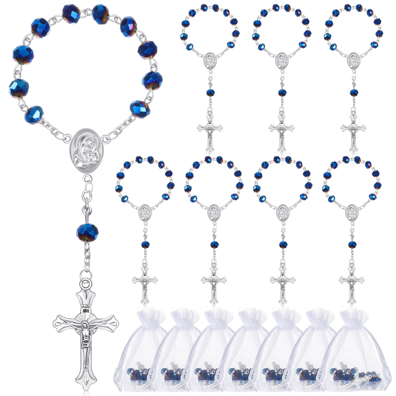 50 Sets Baptism Favors Rosary  - Party Favor Bag avaliação e preço