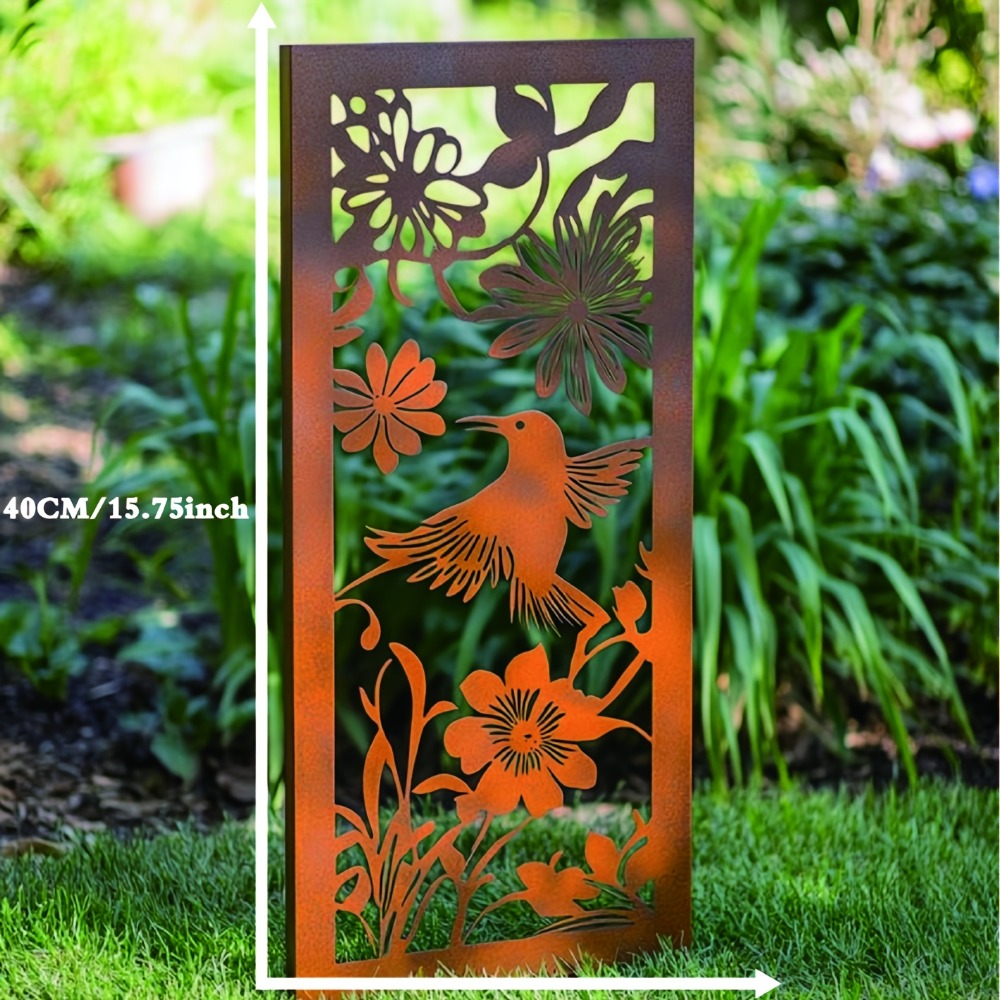 Outdoor 2D Metal Garden Wall P - Flower Wall Panel avaliação e preço