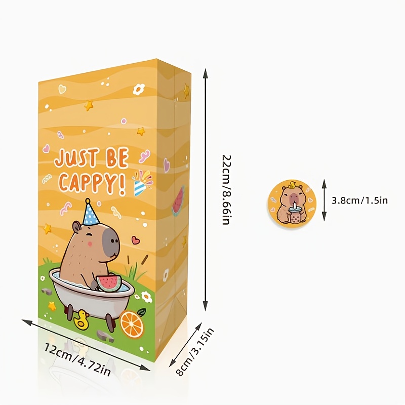 12/24/48pcs Capybara Candy Bag - Event Party Box avaliação e preço