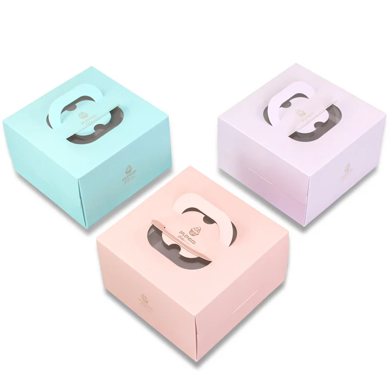 5pcs 8inch cake box with windo - Party Event Supplier avaliação e preço