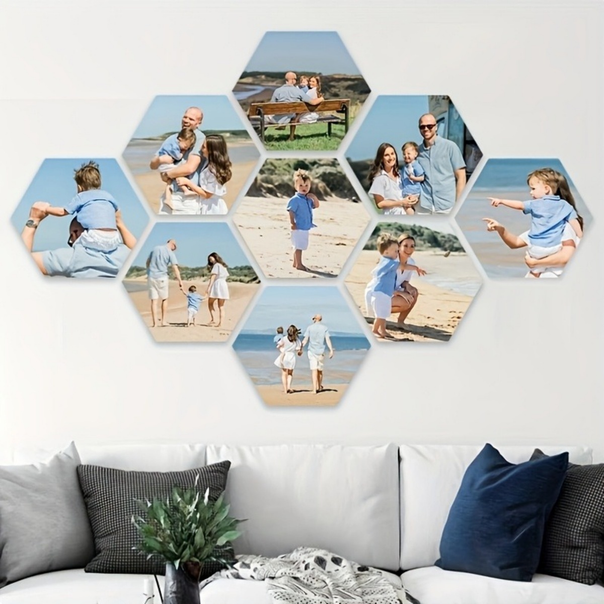 Custom Wall Decor — Modern Hex - Eve Party avaliação e preço