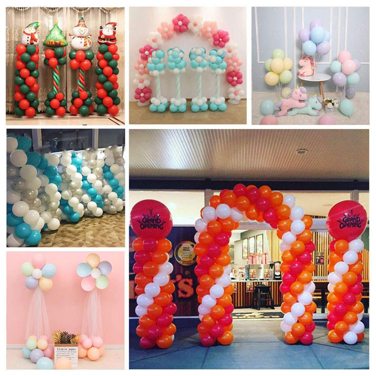 2Sets Balloon Column Stand Kit - Balloon Arch Kit avaliação e preço