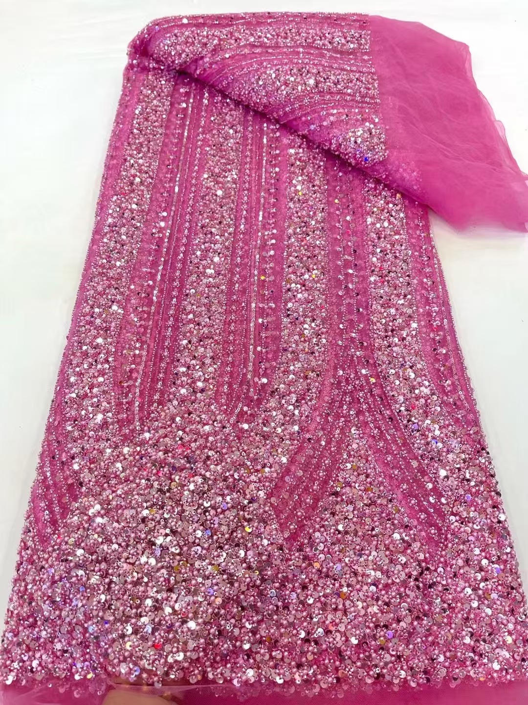 1 Yard Luxury african fabric f - Glitter Tablecloth avaliação e preço