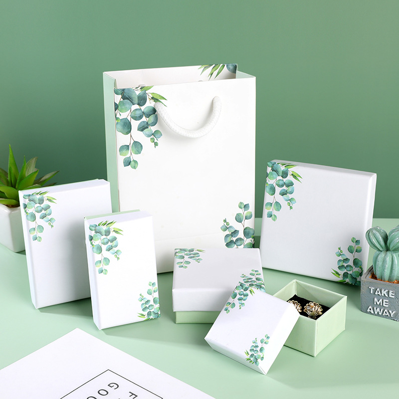 Creative Small Fresh Leaf Jewe - Event Party Box avaliação e preço