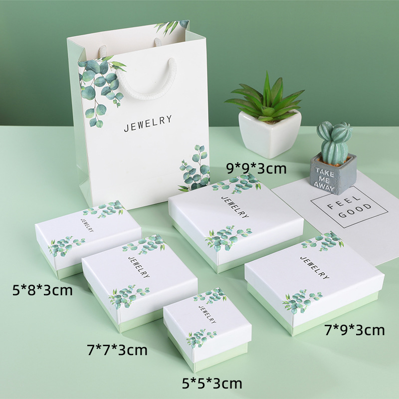 Creative Small Fresh Leaf Jewe - Event Party Box avaliação e preço
