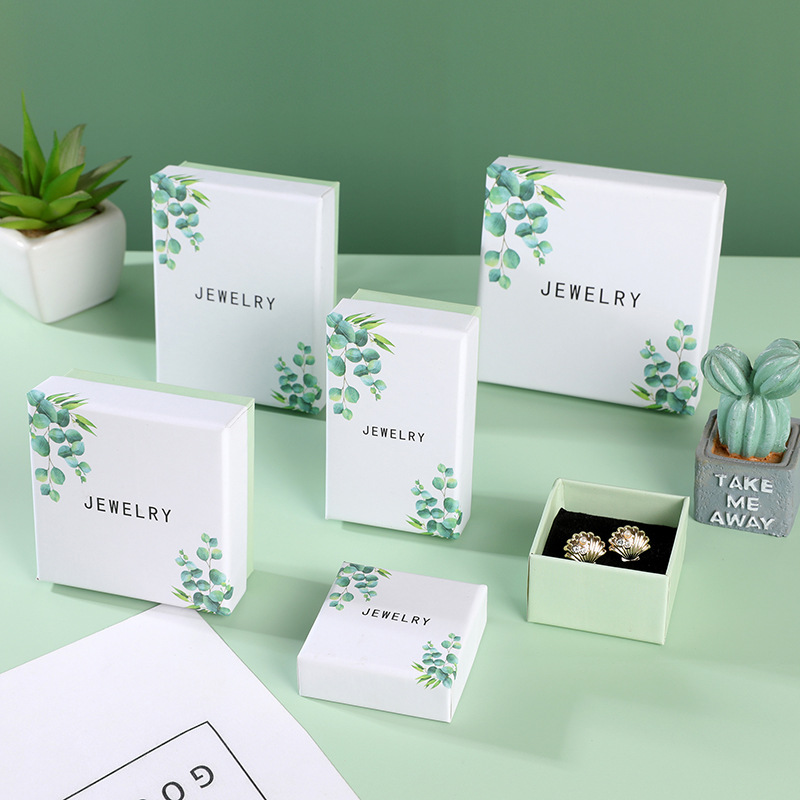Creative Small Fresh Leaf Jewe - Event Party Box avaliação e preço